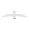 Ekena Millwork Bellingham Architectural Grade PVC Gable Bracket, 72"W x 18"H x 6"D x 6"F, 6/12 Pitch GBP072X18X0606BEL00 - alternate 4